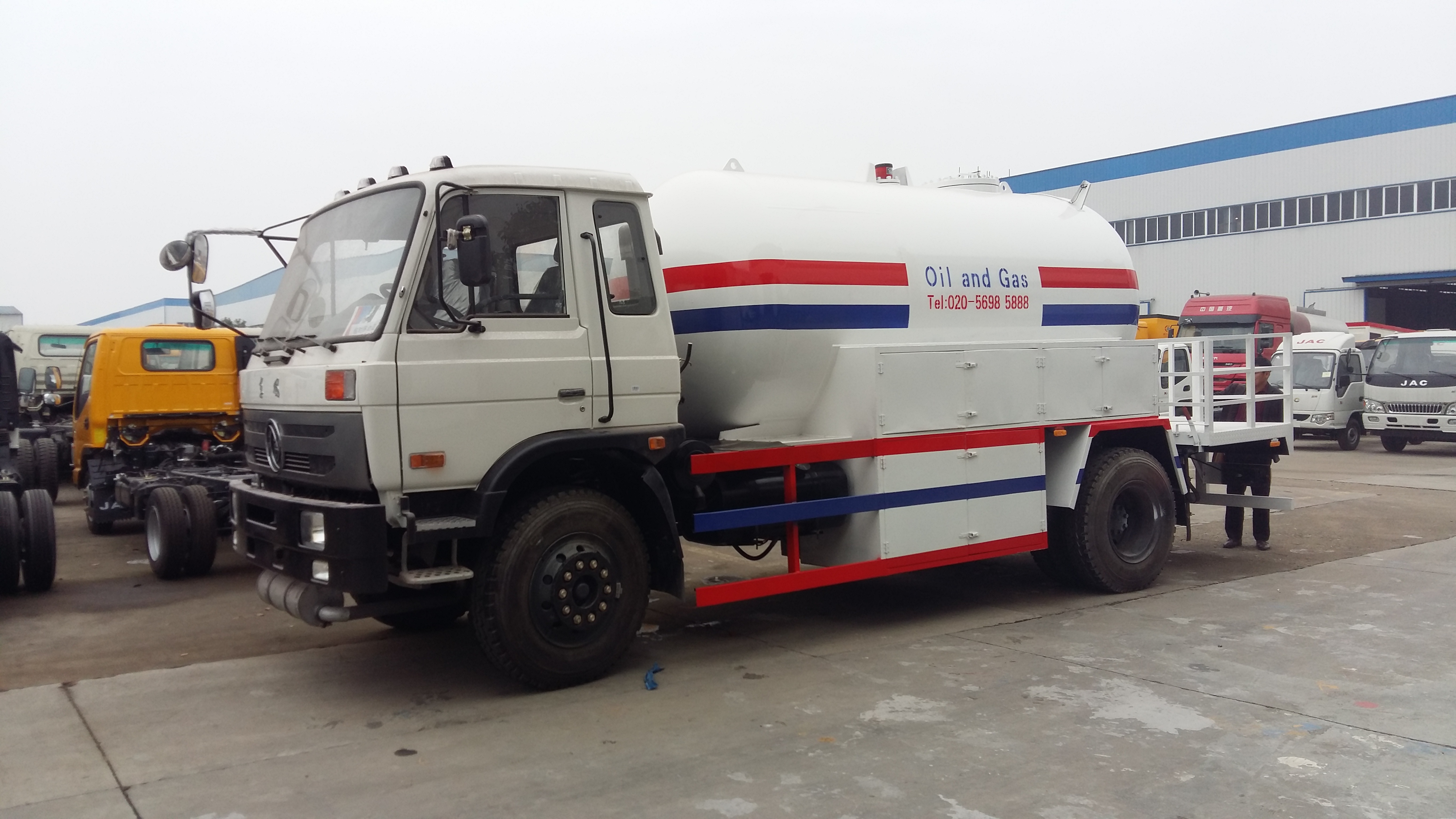 15000Liters LPG Propane Bobtail Truck