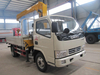 Dongfeng 4X2 120HP 3.2T Cargo Truck Mounted Crane