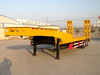 Hot sale 3 axles 80 tons heavy duty Low platform semi trailer