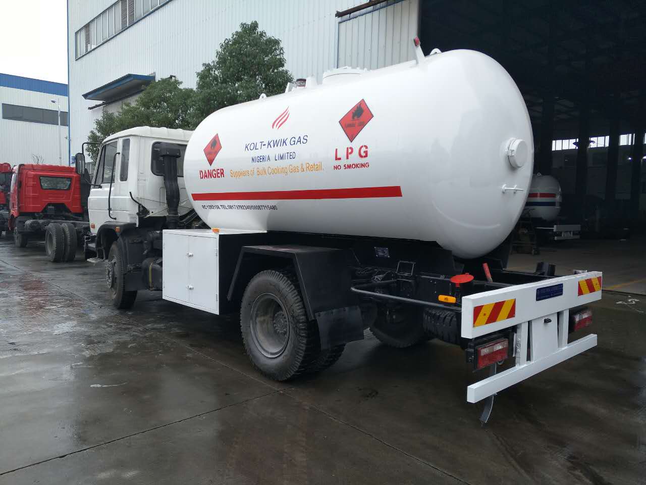 Transportation Management of Liquefied Gas Tanker Truck