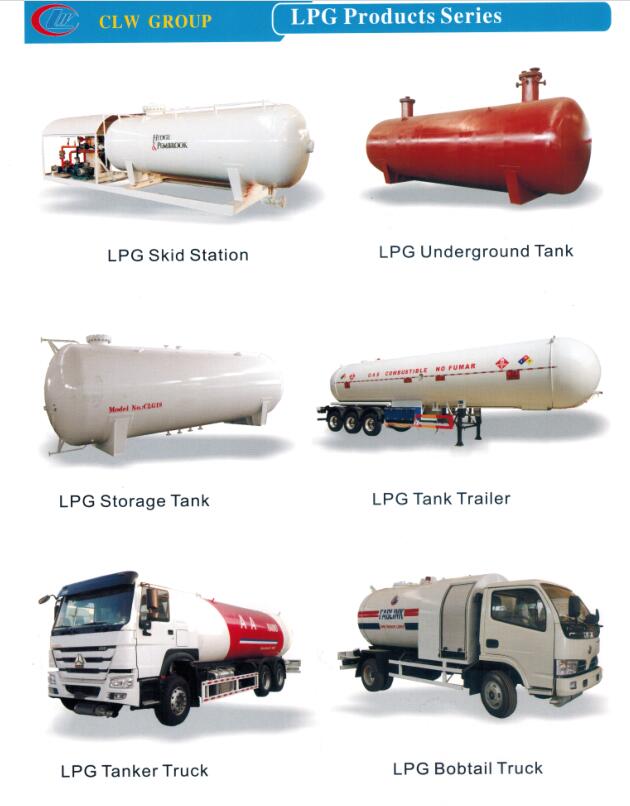 LPG bobtail truck