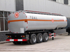 3 Axle 50000liter 10000gallon Fuel Road Tanker 40cbm Fuel Tank Trailer