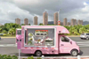 Customized 4*2 outdoor Mobile kitchen Food ice cream hamburger Truck 