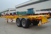 China made 3 axles 20ft 40ft container semi-trailer for freight transporting