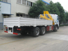 SINOTRUK HOWO A7 6×4 10T Cargo Truck Mounted Telescopic Boom Type Crane