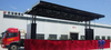2 Axle Foldable BPW Suspension Mobile Transformable Stage Semi Trailer for Commercial Campaign