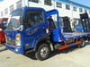 CLW 2 Alex Sinotruk 4X2 Self Loading Flatbed Transportation Truck with Hydraulic Ladder