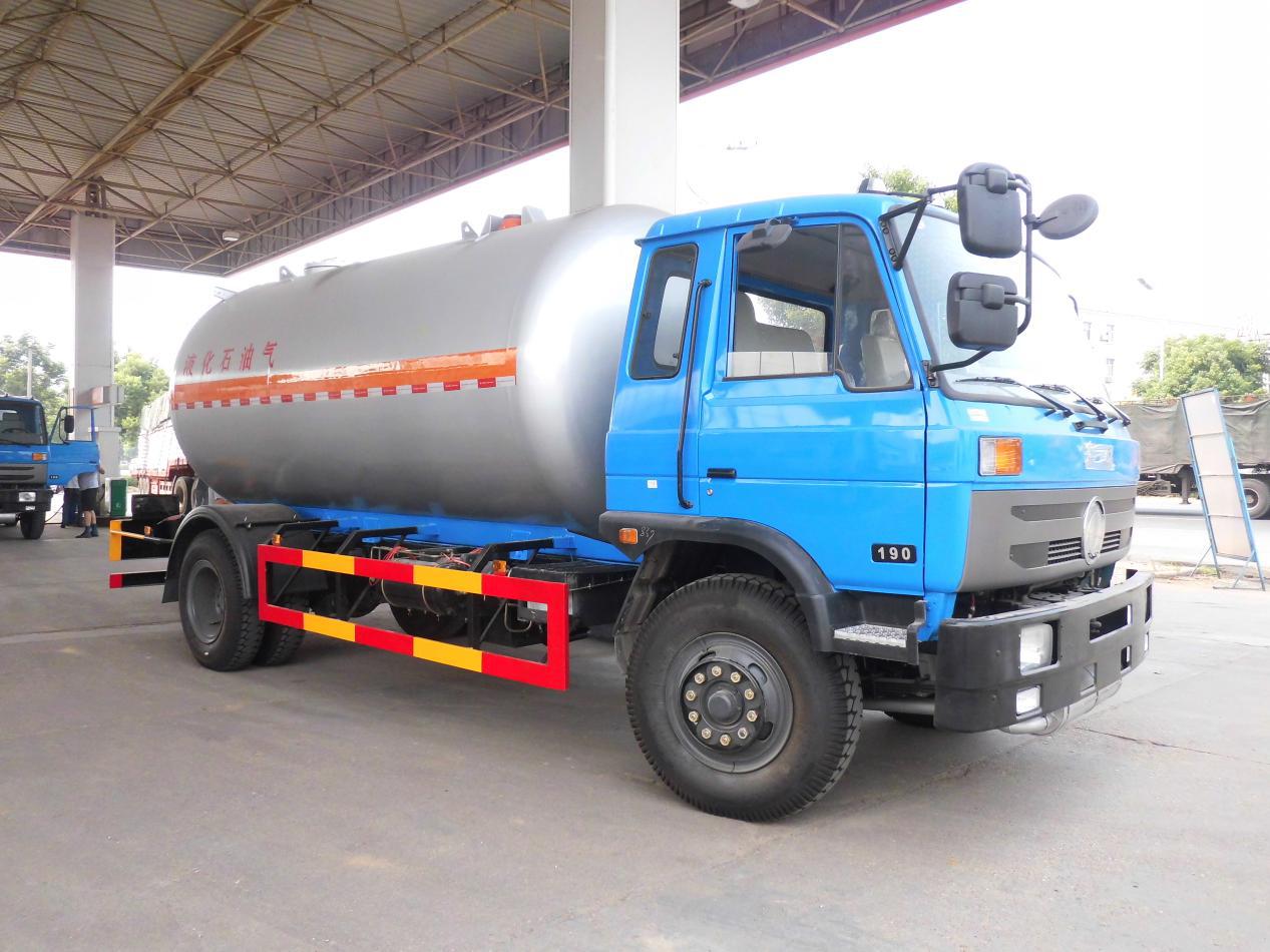 lpg gas delivery truck Dongfeng