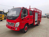 Foton 1000liter Water Tanker Fire Truck with Front Install Fire Pump Price