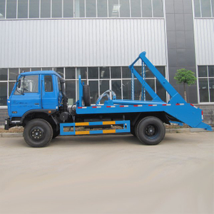 CLW Brand DONGFENG Chassis 4X2 10CBM 8 Tons Skid Loader Garbage Truck for Sale