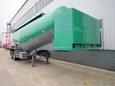 Heavy Load Powder Material Transport Tri-Axle Bulk Cement Tank Semi Trailer/truck Trailer(volume Optional)
