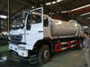 vacuum sewage truck 6x4 Sinotruk howo sewage suction tanker truck 