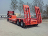 Hot sale 3 axles 80 tons heavy duty Low platform semi trailer