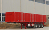 2 Axles 3 Axles Heavy Duty Type Stailess Steel Plastic Iron Frence Van Cargo Transportation Semi Trailer 