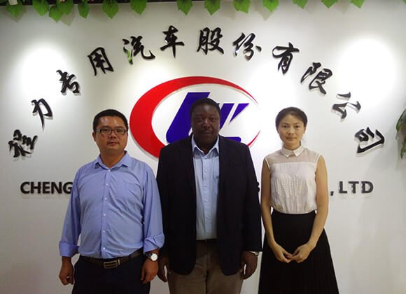Customer from Ghana visited ChengLi for 20 units of Dump Trucks