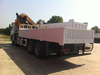SINOTRUK 8X4 HOWO 25Ton 30Tons Cargo Truck Mounted Foldable Arm Crane