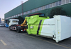 Hook Arm Garbage Compactor Truck Garbage Collection