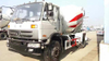 6 cbm Dongfeng 190 HP Euro 3 Concrete Mixer Cement Mixer Truck