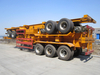 China made 3 axles 20ft 40ft container semi-trailer for freight transporting
