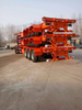 Hot sale 3 axles 80 tons heavy duty Low platform semi trailer