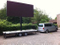 Traction Type Dual Sided P6 LED Advertising Cart Trailer
