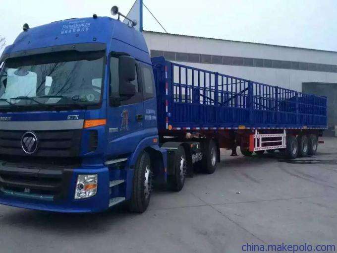 CLW Brand three axles carbon steel 30T 50T 80T Fence trailer
