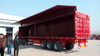 2 Axles 3 Axles Heavy Duty Type Stailess Steel Plastic Iron Frence Van Cargo Transportation Semi Trailer 