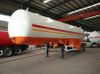 ASME 2 Axles 40cbm Lpg Tanker Semi Trailer for Africa Market