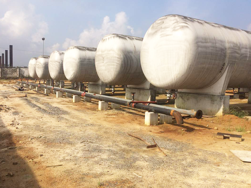 10 units 200 m3 ASME LPG storage tank for Africa