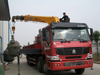 SINOTRUK 8X4 HOWO 25Ton 30Tons Cargo Truck Mounted Foldable Arm Crane