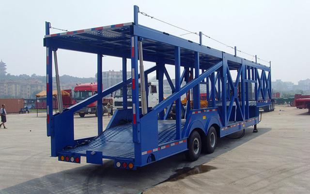 2 Axles 3 Axles 10 Small Vehicle Cars Transportation Semi Trailer for Vehicle