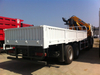 SINOTRUK 8X4 HOWO 25Ton 30Tons Cargo Truck Mounted Foldable Arm Crane
