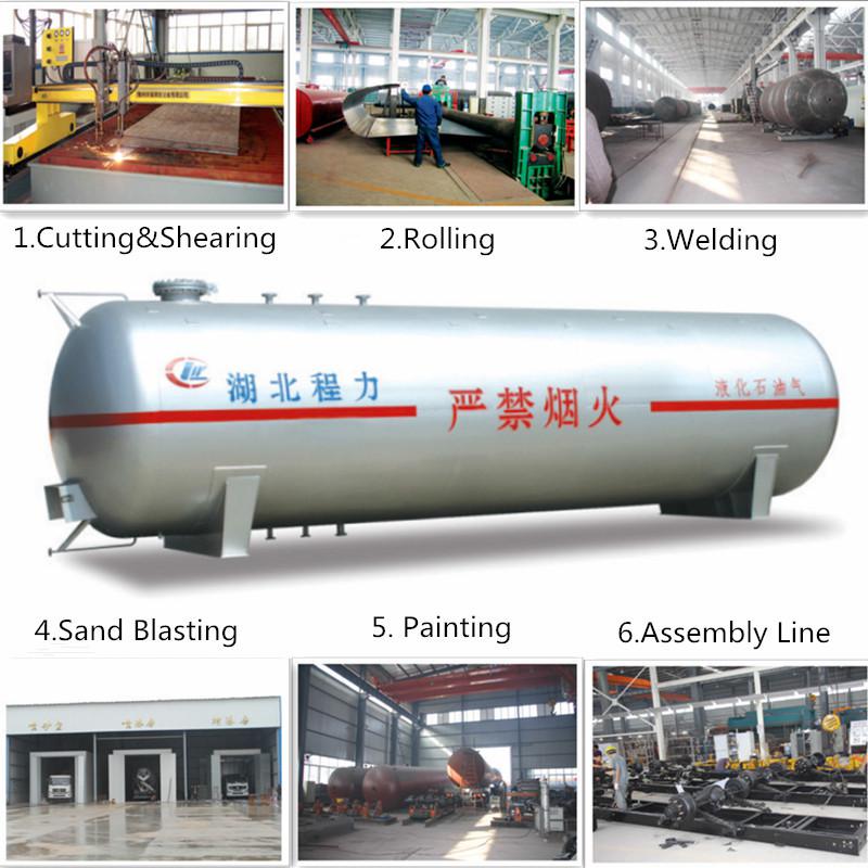 production process of LPG tanks