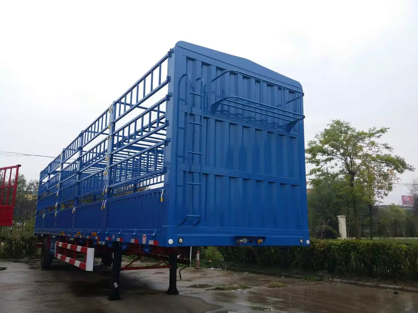 2 Axles 3axles 12.5 Meters 11.5 Meters 12 Meters 40ft Side Wall Truck Cargo Semi Trailer 
