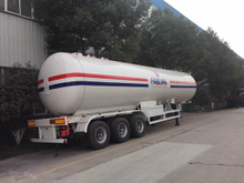 3 Axles 58.5m3 LPG Propane Tanker Semi Trailer for Sale