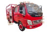 FOTON 1 tons 10 000kg 2.5 cbm 2500L Water Tank Fire Flighting Truck with fire engine and cargo box
