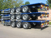 Best quality 3 axles 20ft 40ft skeleton container semi trailer for goods transportation