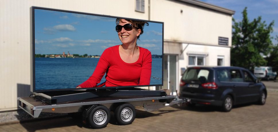 LED Advertising Trailer