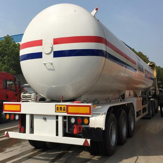 3 axles LPG semi trailer