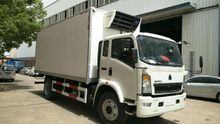 10ton howo 140hp 4*2 LHD refrigerated truck