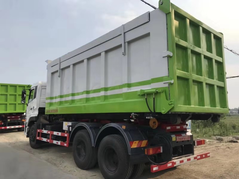 Dongfeng 24cbm 6*4 LHD Hook Lift Garbage Truck