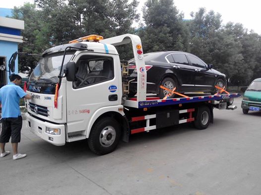 4tonnes Flat-bed Wrecker Tow Truck