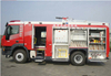 Factory Manufacturer 4X2 Left Hand Driving Water Tank Fire Fighting Truck