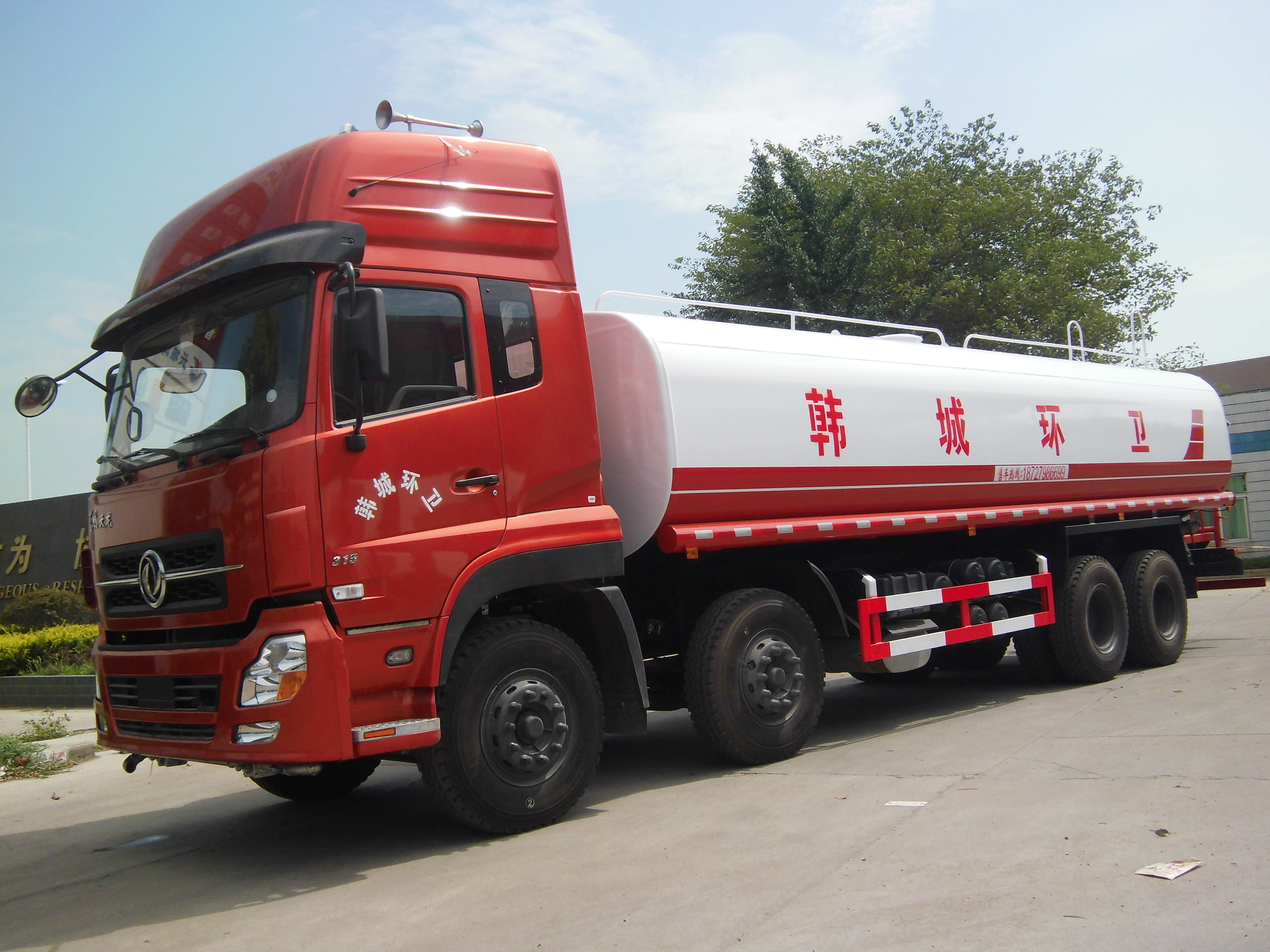 Water tank truck basics: water flow and tonnage are the key points