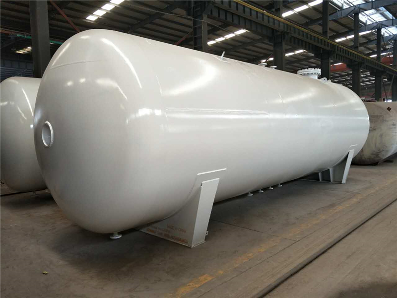 LPG storage tank installation