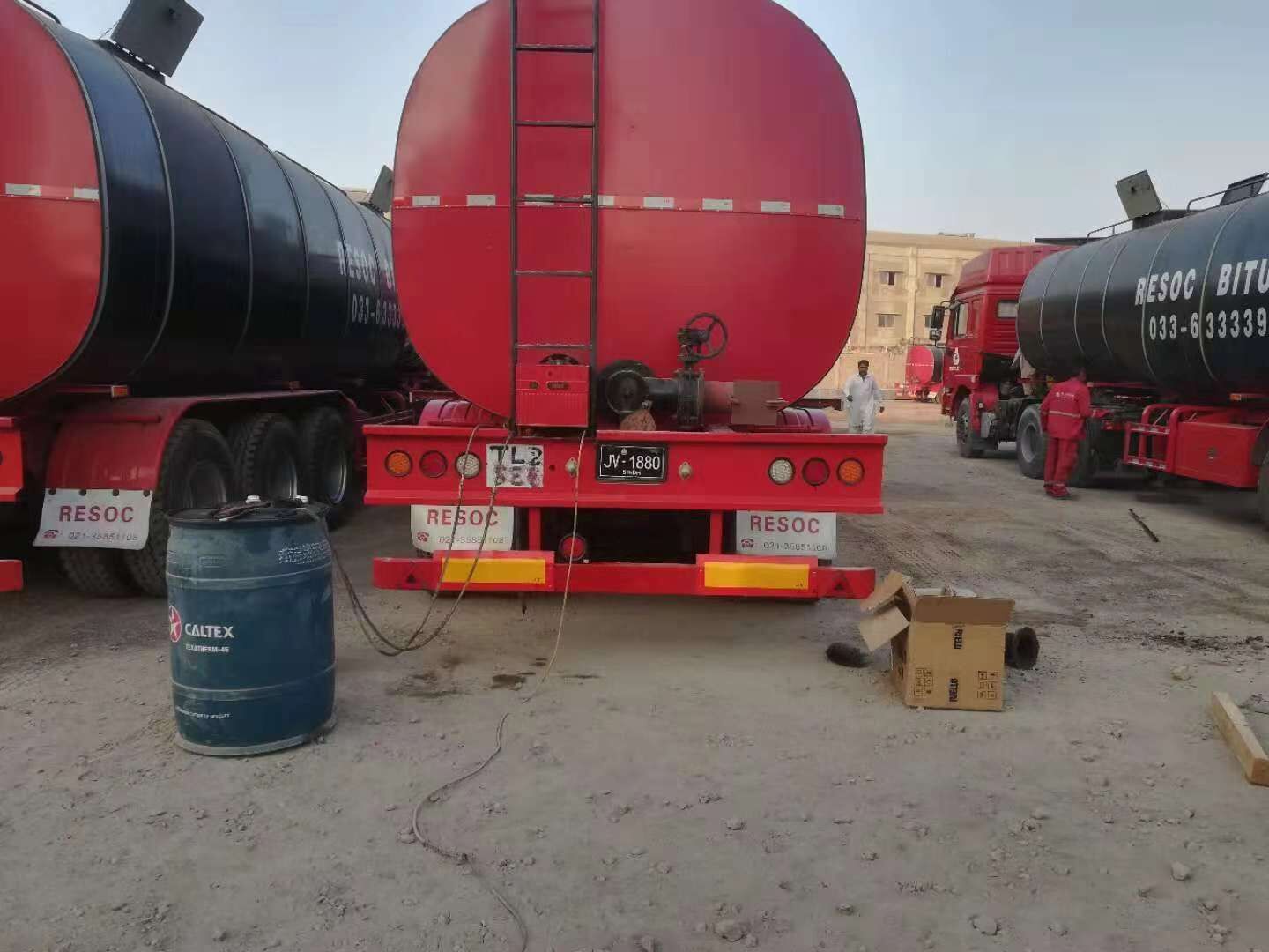 34cbm 34000liters 3 Axles Bitumen Tank Trailer for Sale